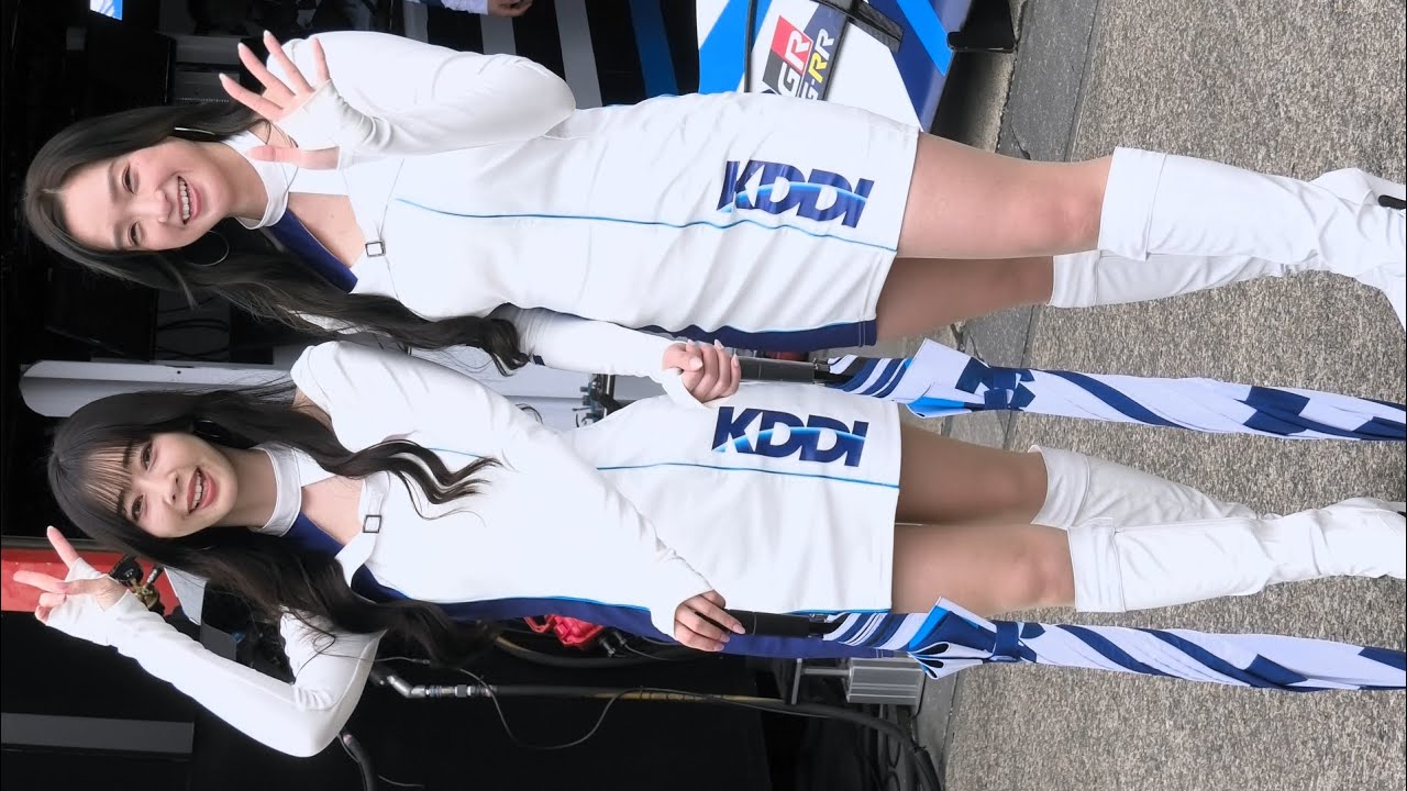 【林紗久羅さん/太田麻美さん KDDI  TGMグランプリ レースアンバサダー】SUPERFORMULA  ピットウォークの模様  モビリティリゾートもてぎ  205.04.20