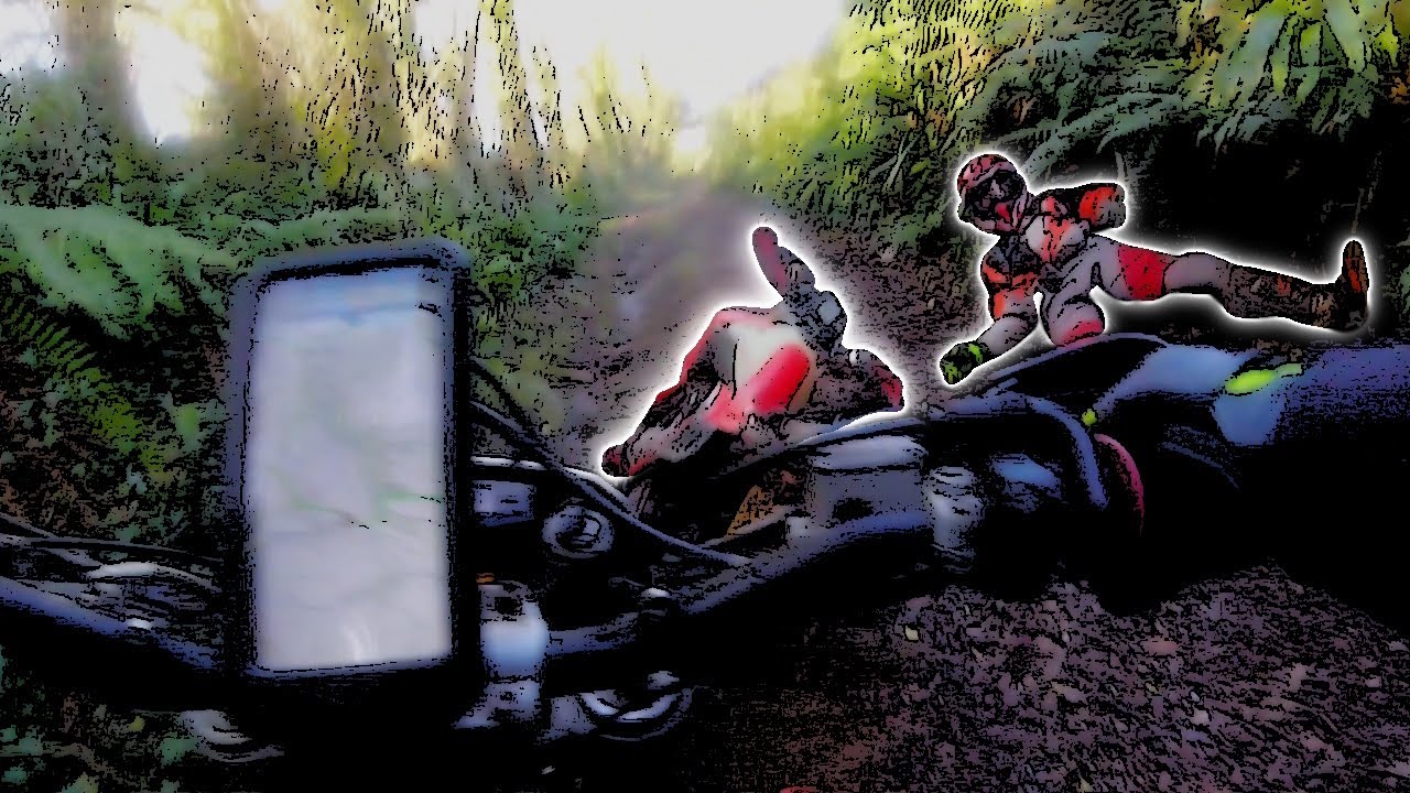 Green Laning in Slippery Winter conditions, in and around Devon - plus some falling off 🤣 POV TE250