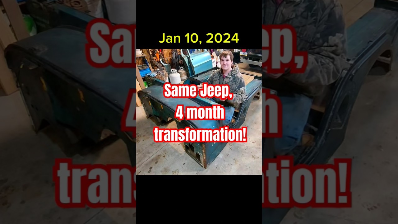 INSANE rust repair on a willys jeep. In just 4 months!