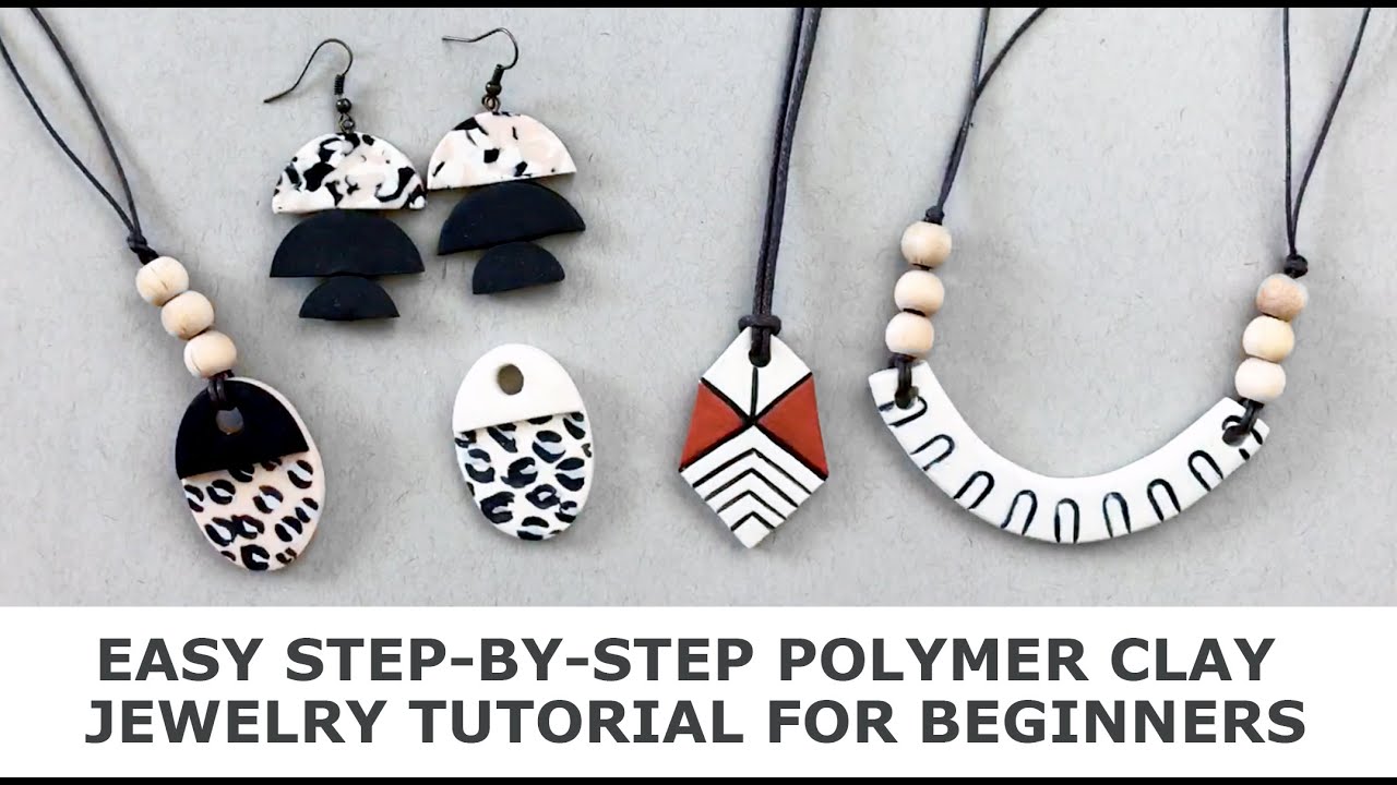 Making Basic Polymer Clay Jewelry - A Step-by-Step Tutorial for Beginners