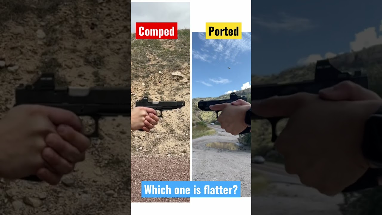 Glock 48 - Ported Barrel vs. Compensated | Faxon EXOS Comp | 80P Builder Ported Barrel