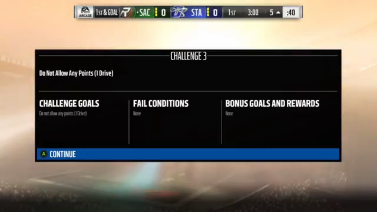 Madden 18 Ultimate Team Week 7 Heroic Boss Battle Challenge 3 5 Yards Out Prevent From Scoring