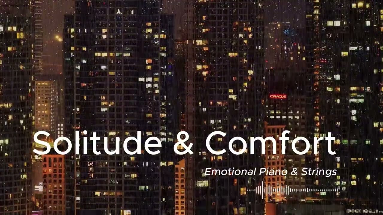 [Playlist]Rainy City Ambience 🌃 Melancholic Cello & Piano