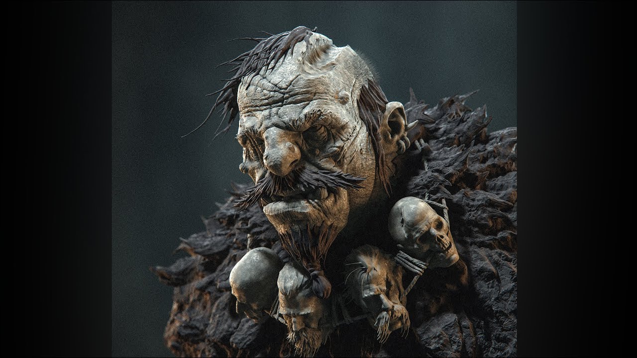 Maneater from the North. Zbrush Timelapse