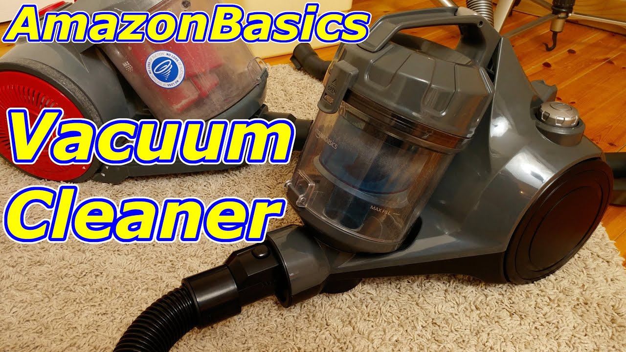 Amazonbasics Powerful Cylinder Bagless Vacuum Cleaner HEPA filter 700W 1.5L