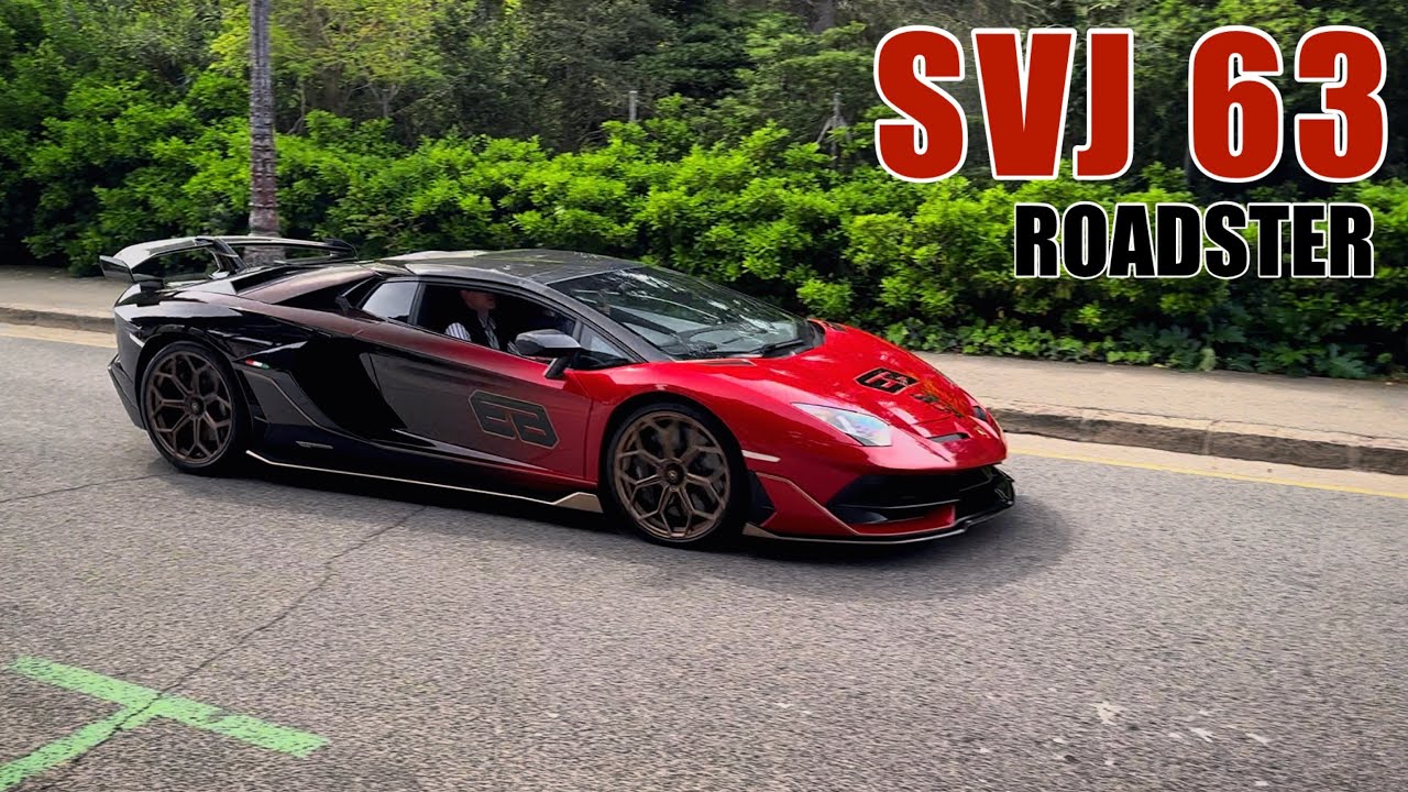 1 of 1 Lambo Aventador SVJ 63 Roadster | Crazy V12 SOUND!!