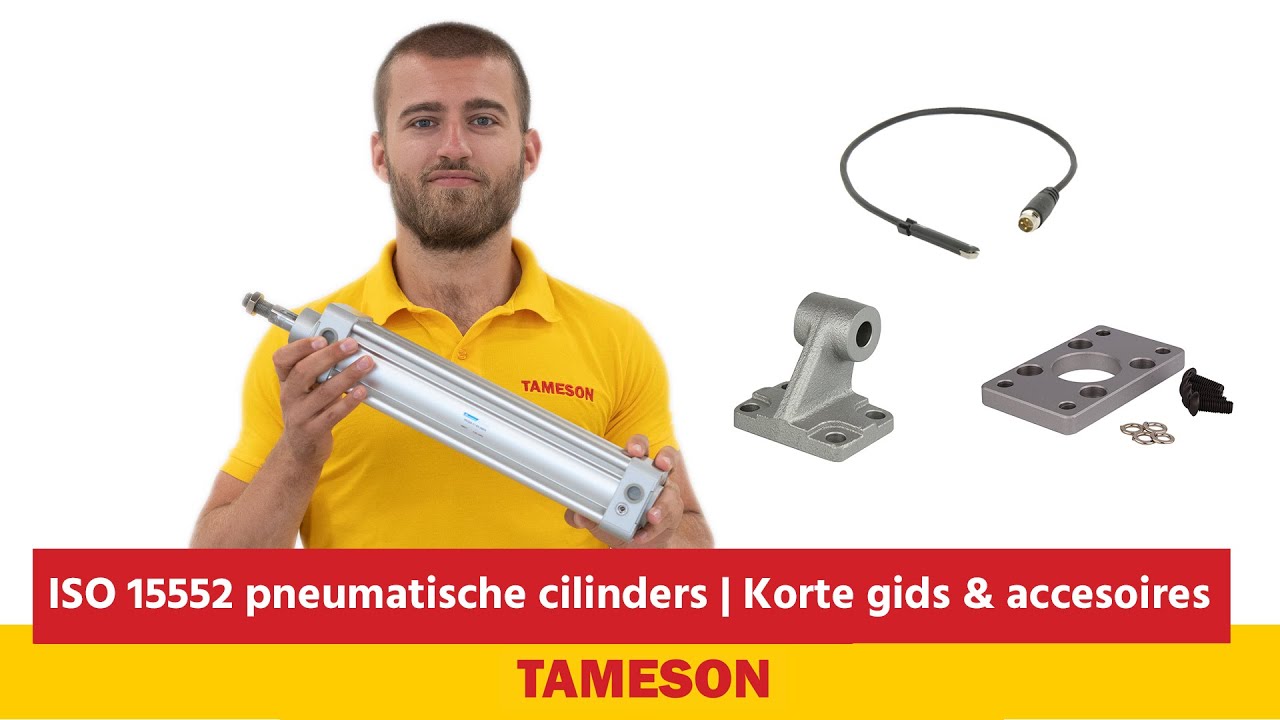 ISO 15552 pneumatische cilinders | Een korte gids & accesoires | Tameson