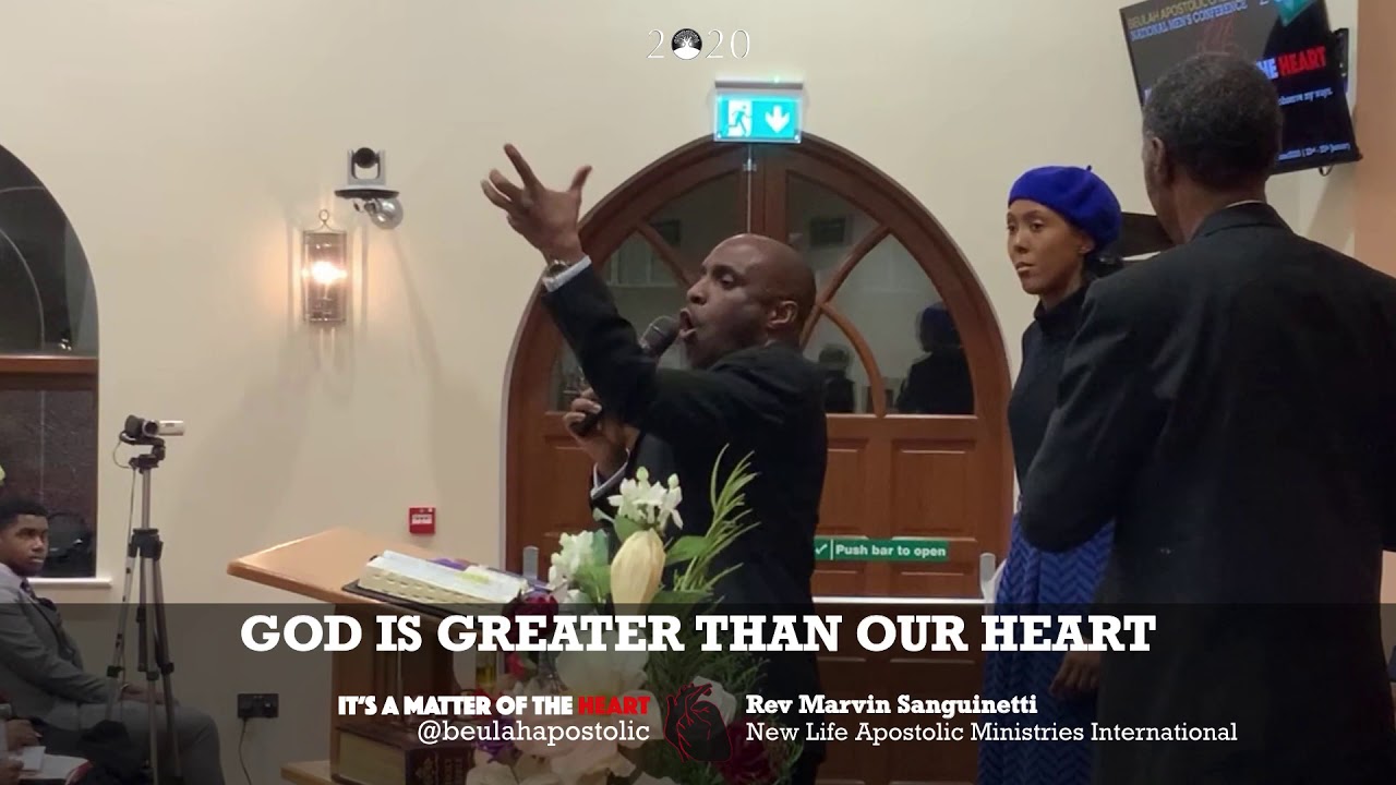 God Is Greater Than Our Heart: Rev Marvin Sanguinetti - BNMC 2020