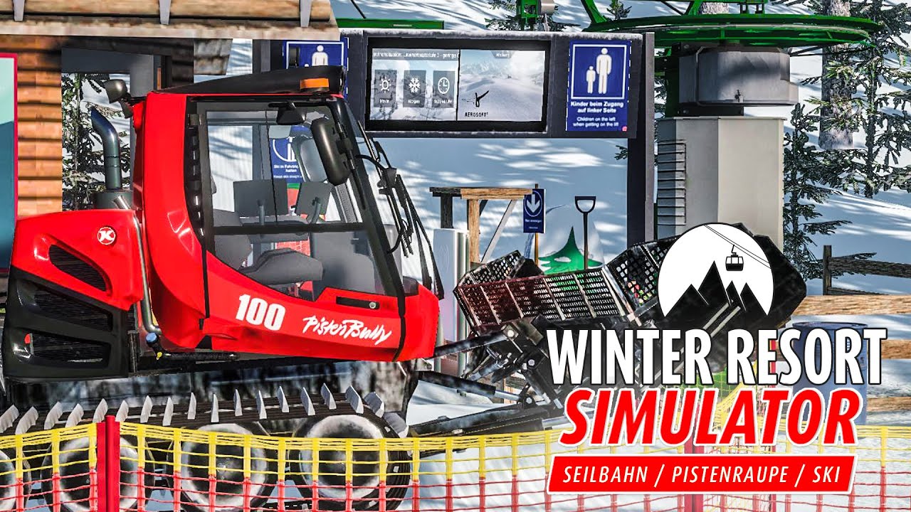WINTER RESORT Simulator #13: SCHLEPPLIFTE starten am Morgen! | Seilbahn Simulator