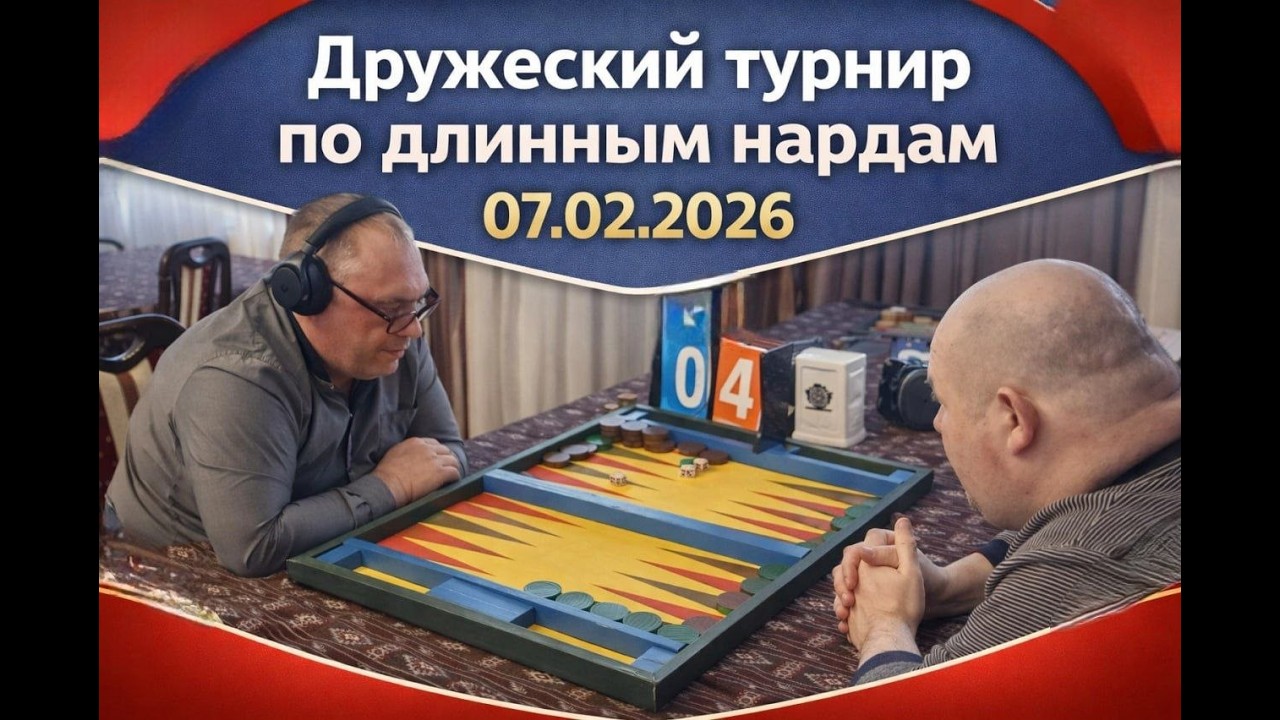 Кто кого? Мини-турнир по длинным нардам в прямом эфире! 14.02.2026