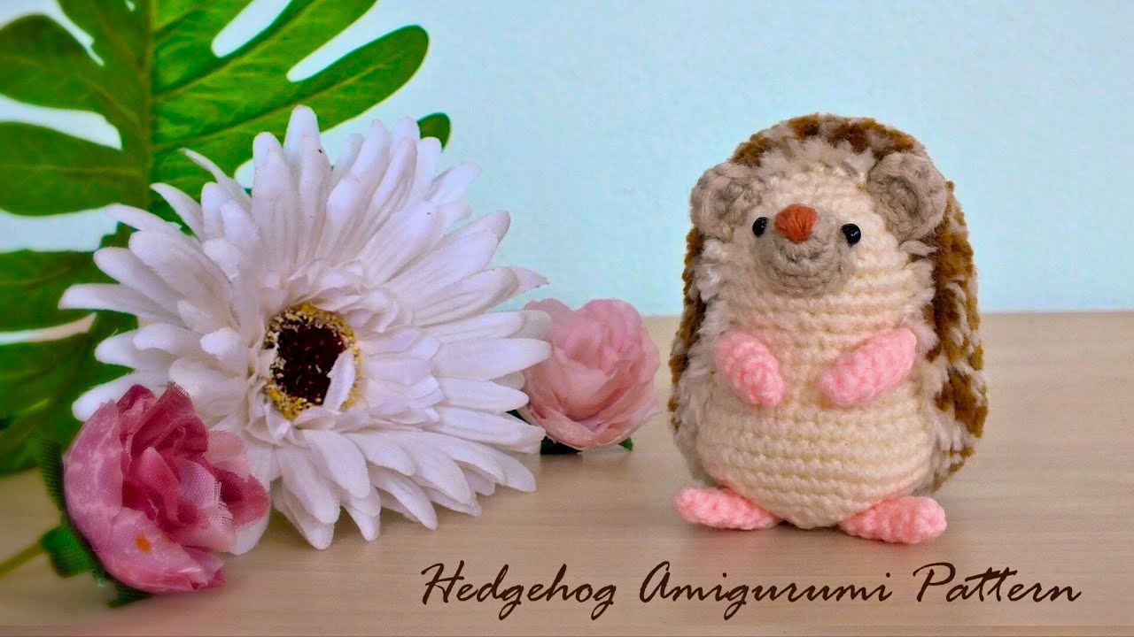 Hedgehog Amigurumi : Crochet Pattern แพทเทิร์นโครเชต์เม่น