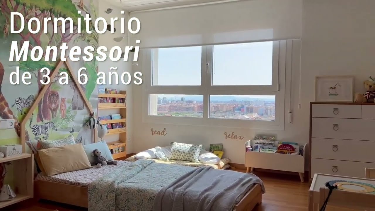 Decoración Montessori para habitación-dormitorio de niño de 3 a 6 años | LY estudio de interiorismo