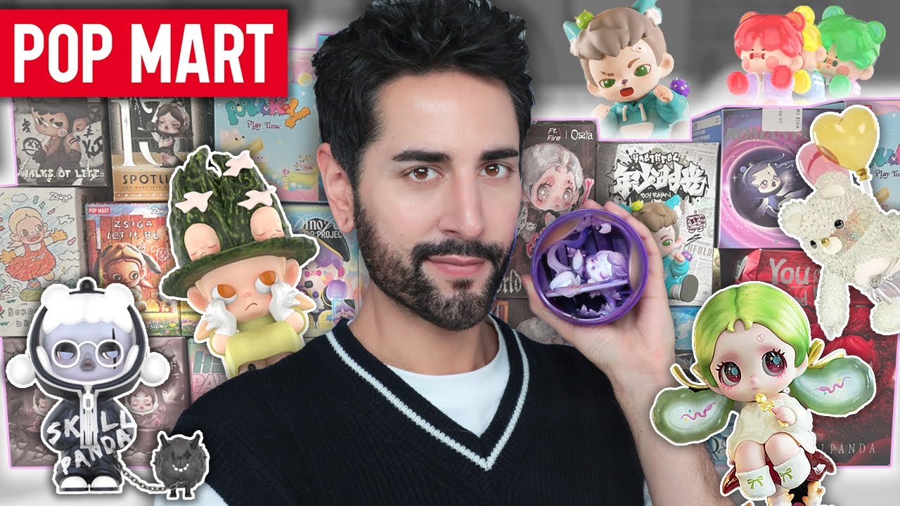 RANDOM POP MART BLIND BOX UNBOXING! 💜 SkullPanda, Zsiga, Kubo & More!💜