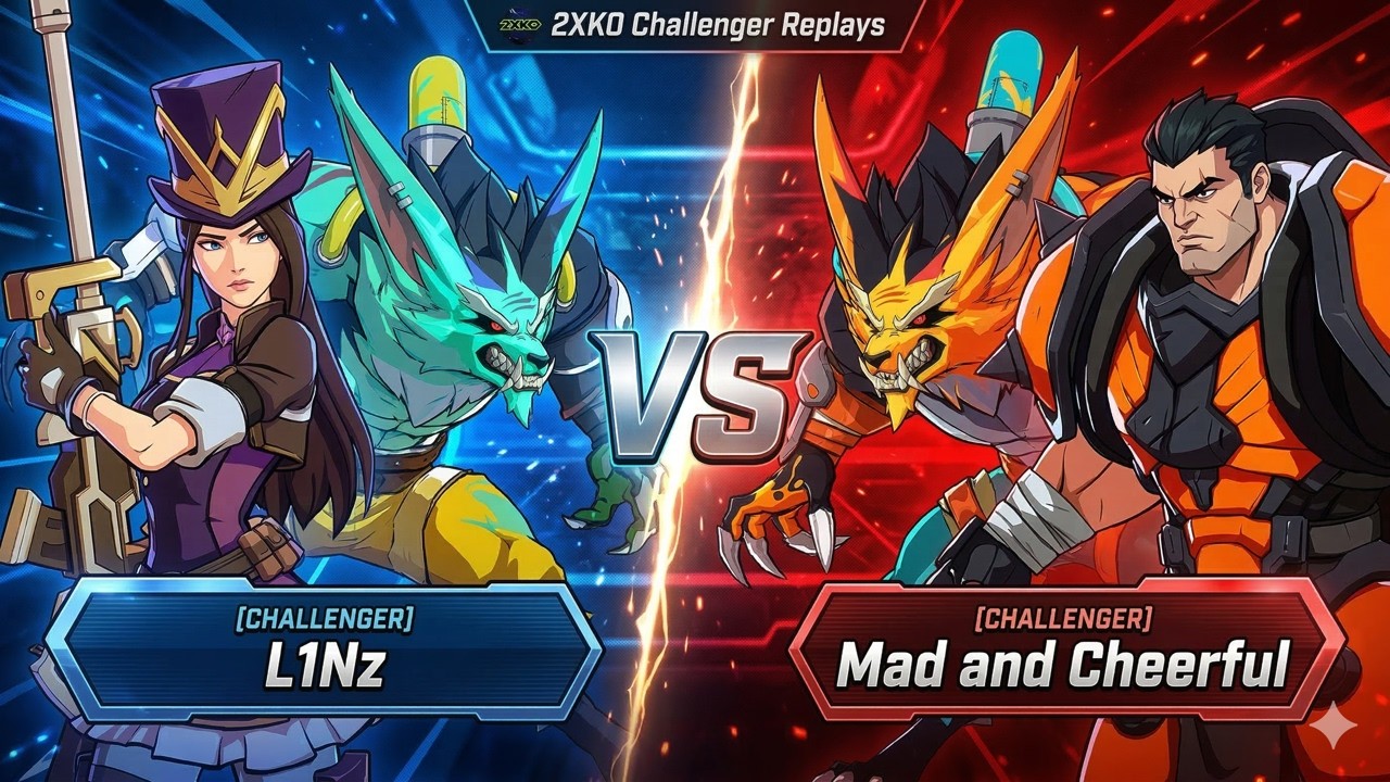 L1Nz vs Mad and Cheerful &ndash; [Rank #3] Caitlyn Warwick VS Warwick Darius [Grand Master] | 2XKO