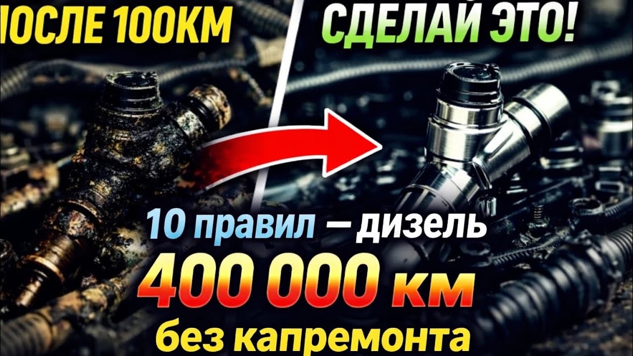 100 000 км на дизеле? 10 правил, которые позволят пройти 400 000 км без капитального ремонта