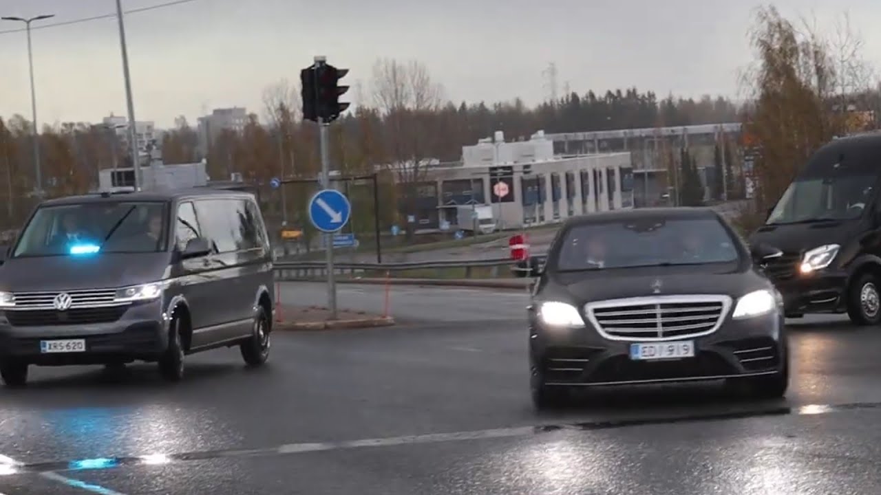 Tanskan pääministerin saattue / Denmark primeminister convoy