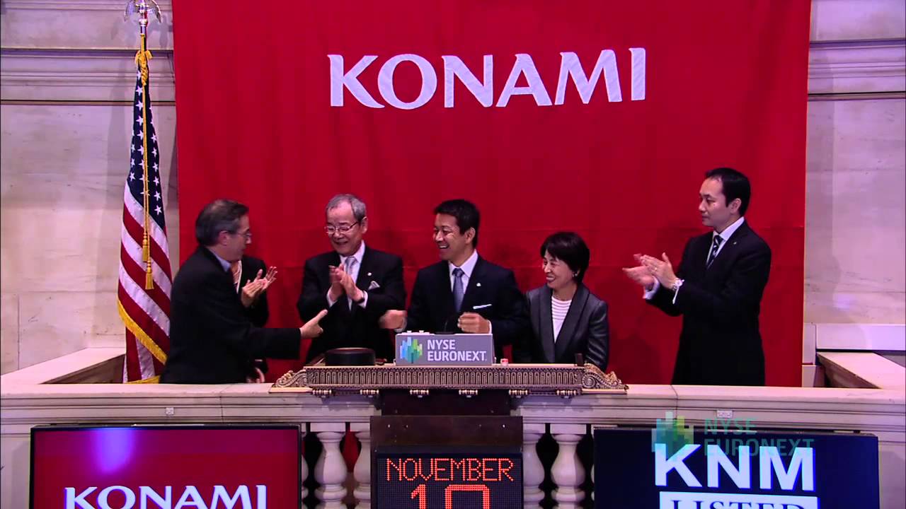 Konami Corporation Celebrates 10th Anniversary of Listing