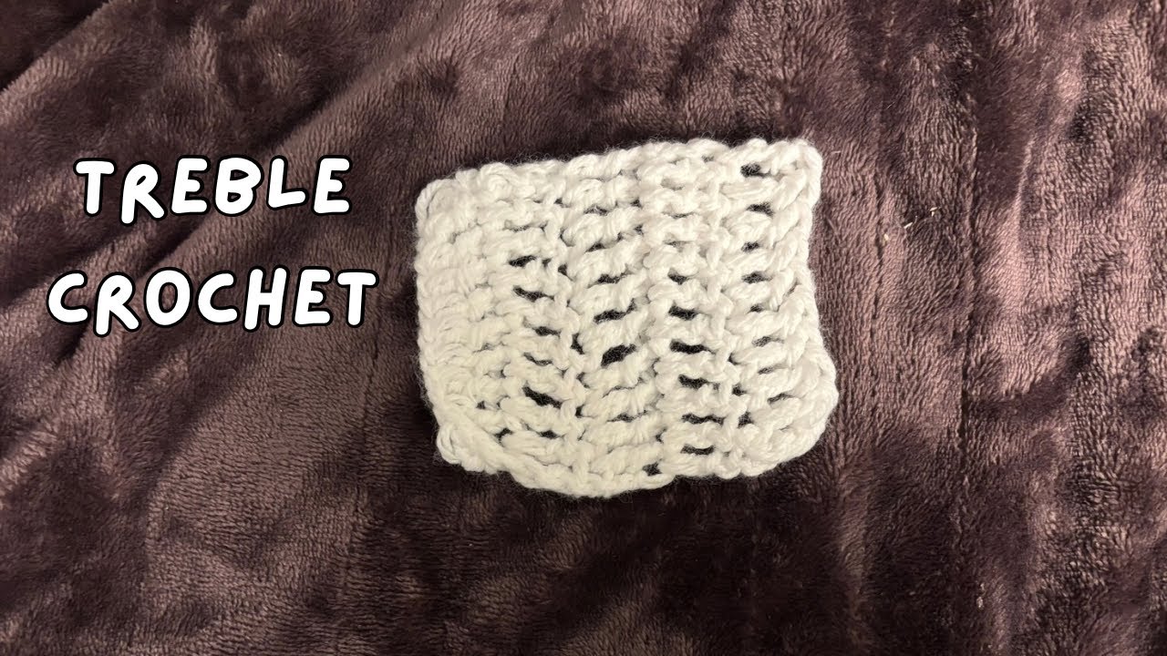 How to Treble Crochet /// Crochet Stitch Catalog 05