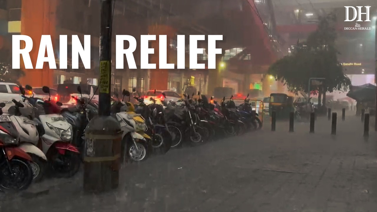 Bengaluru gets rain relief amid rising heat | Hailstorm in Bengaluru