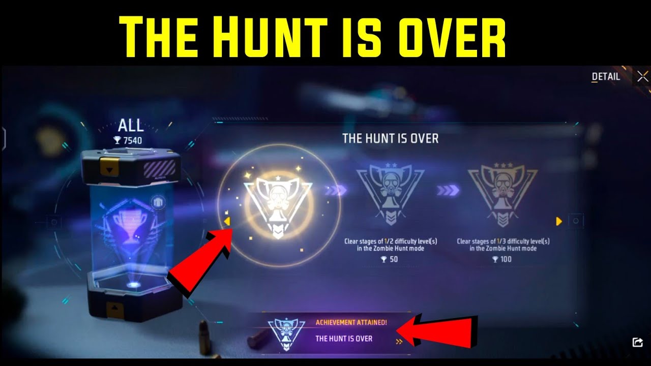 The Hunt Is Over | The Hunt Is Over Achievement Mission Free Fire | New Achievement Mission