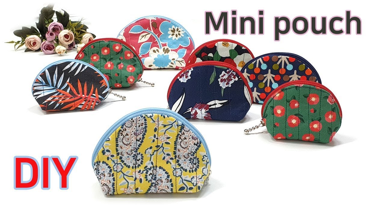 미니파우치 만들기/동전지갑/Make a mini pouch/Make a coin purse/Machen Sie eine Geldbörse