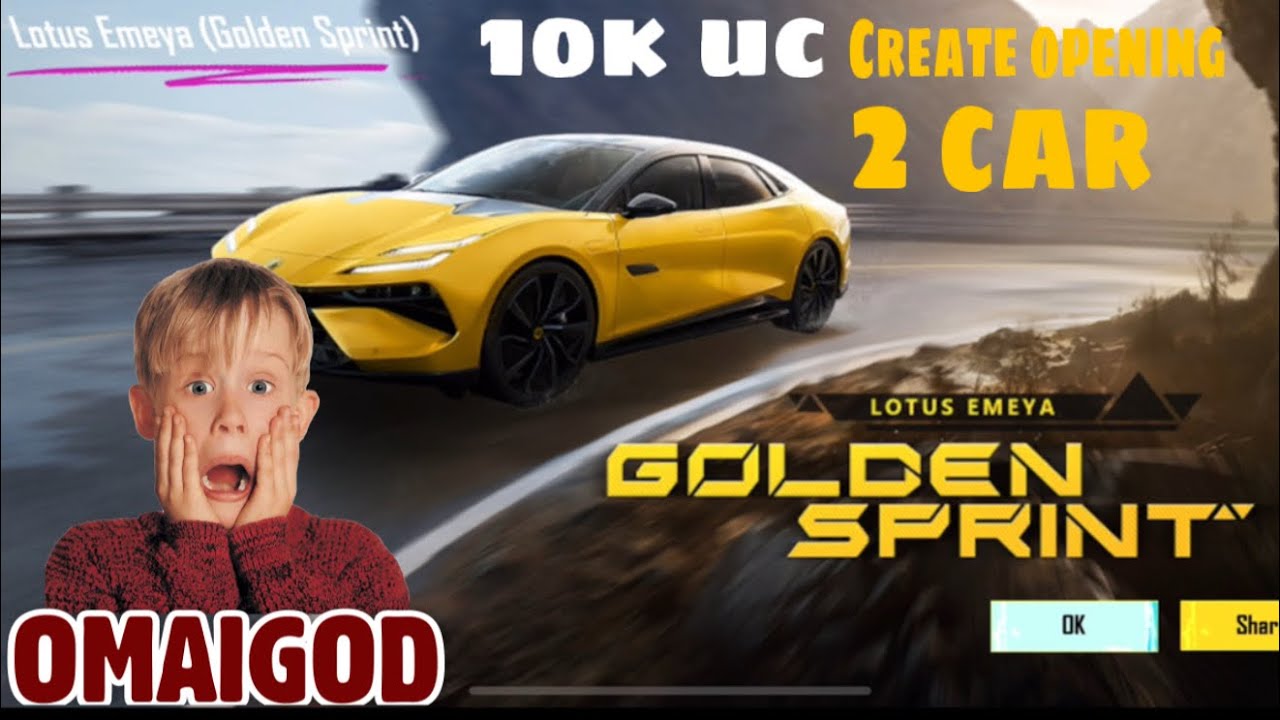  Lotus Car Crate Opening  🔥2 Cars in 10k uc 