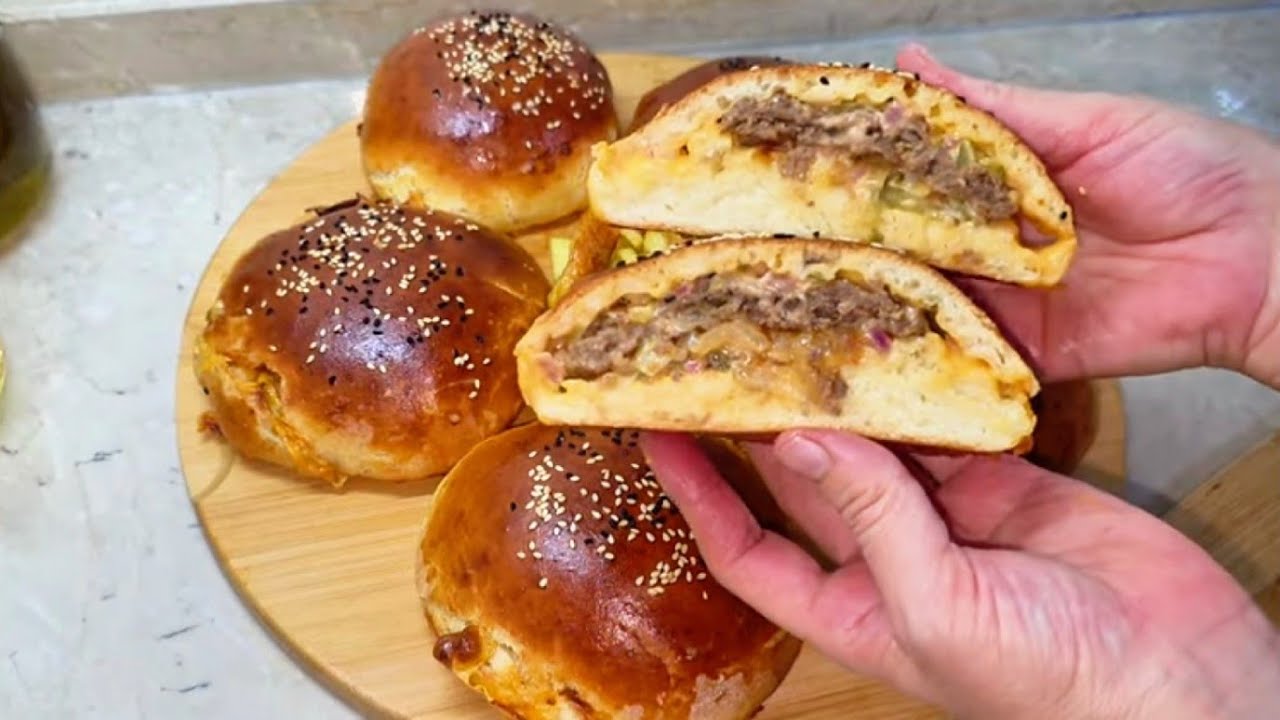 👉HAMBURGER YAPMAK HİÇ BU KADAR KOLAY OLMAMIŞTI 👉PRATİK KAPALI BURGER #trending 