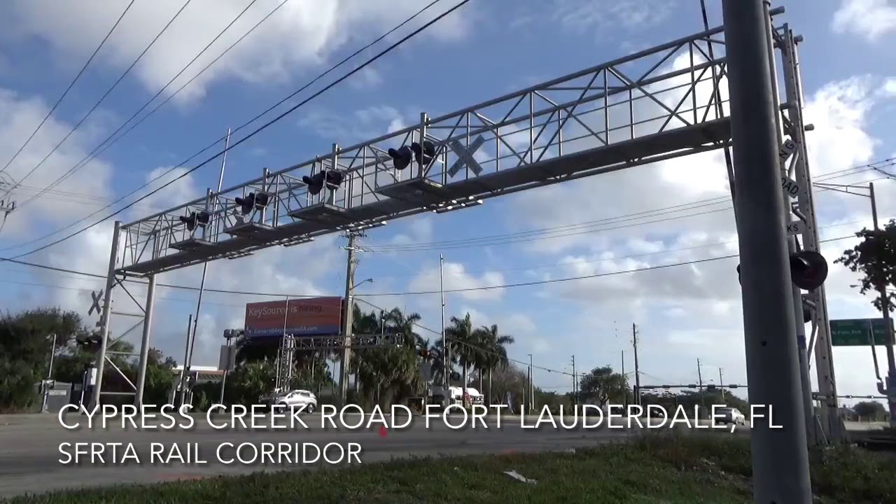 Cypress Creek Rd. Railroad Crossing Fort Lauderdale, FL