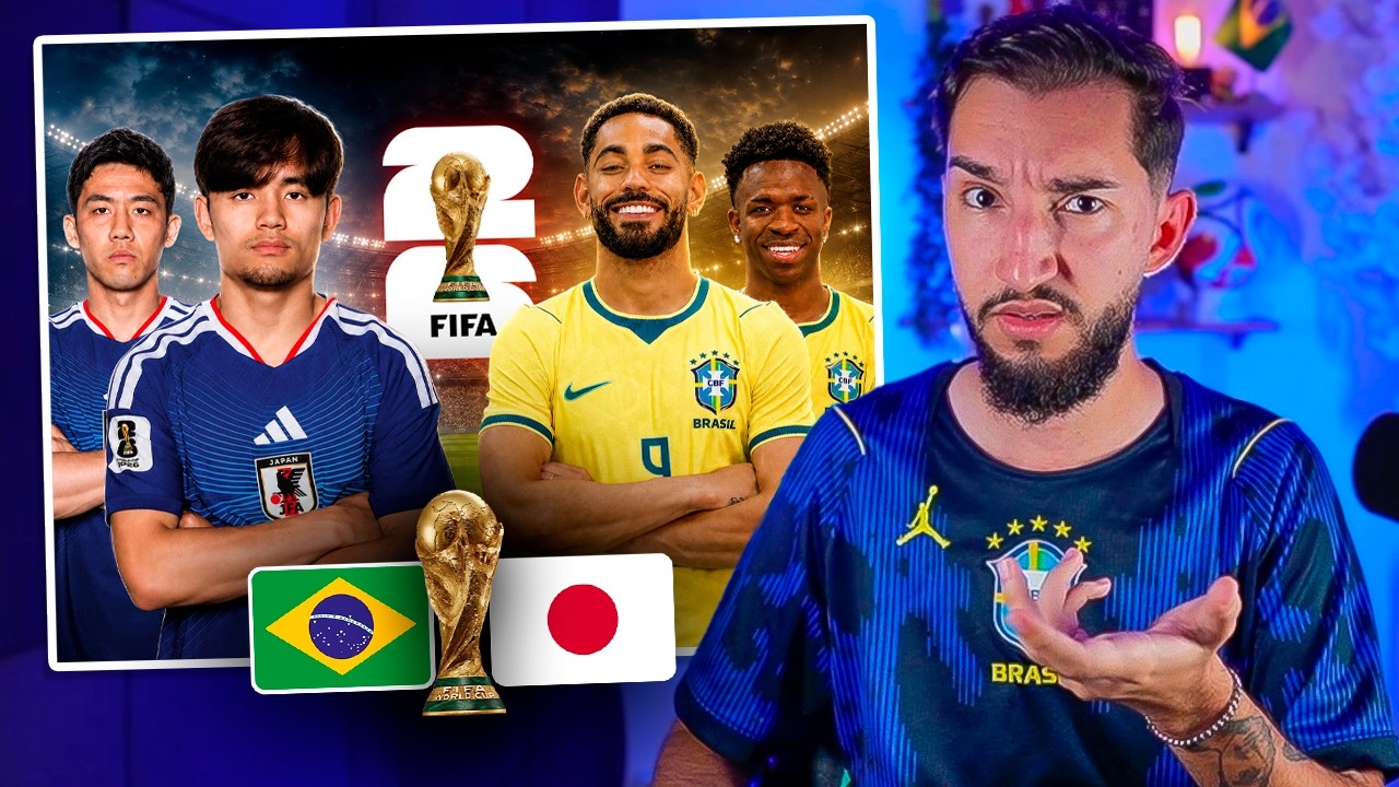 Brasil vai PERDER pro Jap&atilde;o na Copa do Mundo?🇯🇵