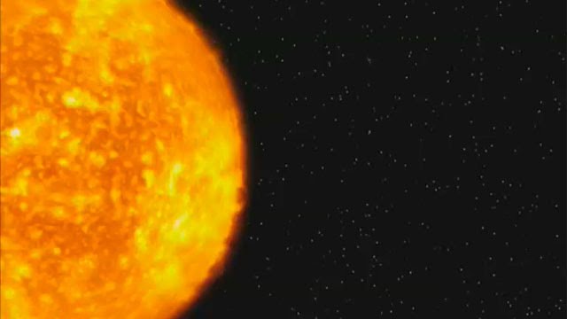 Evaporating extrasolar planet (artist's impression)