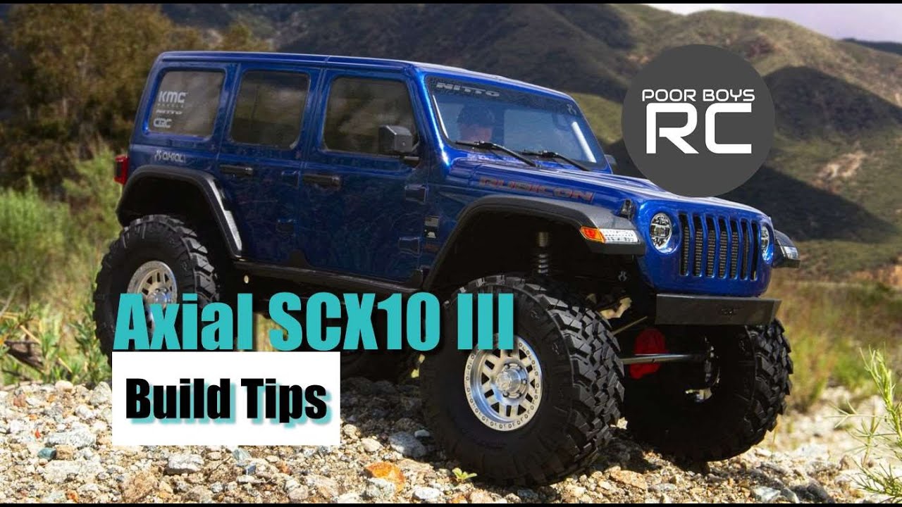 Axial SCX10 III Build Tips