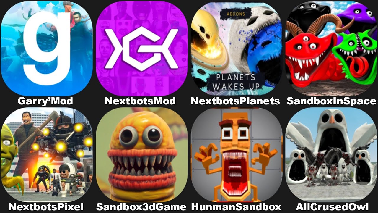 Hungry Worm in NextBots in Playground Mod,Sandbox in Space,Cursed Owl 99 Nights In the Forest,Gmod