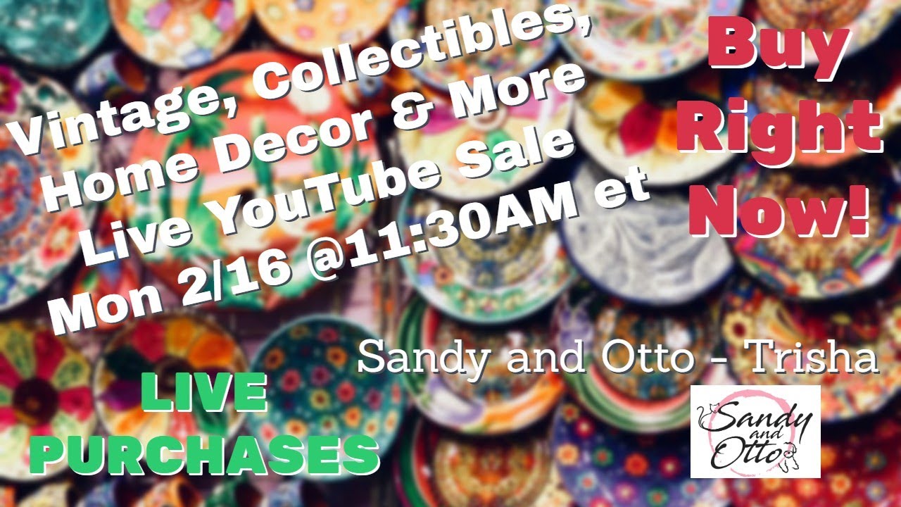 Could this Live Vintage Sale change your life? Tune in to find out | Feb 16 @11:30am et(8:30am)