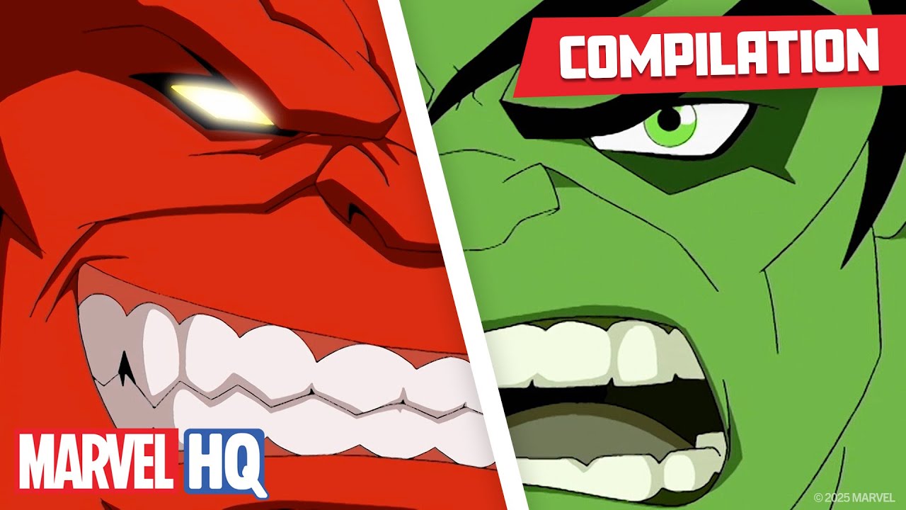 Best Red Hulk Moments | Compilation