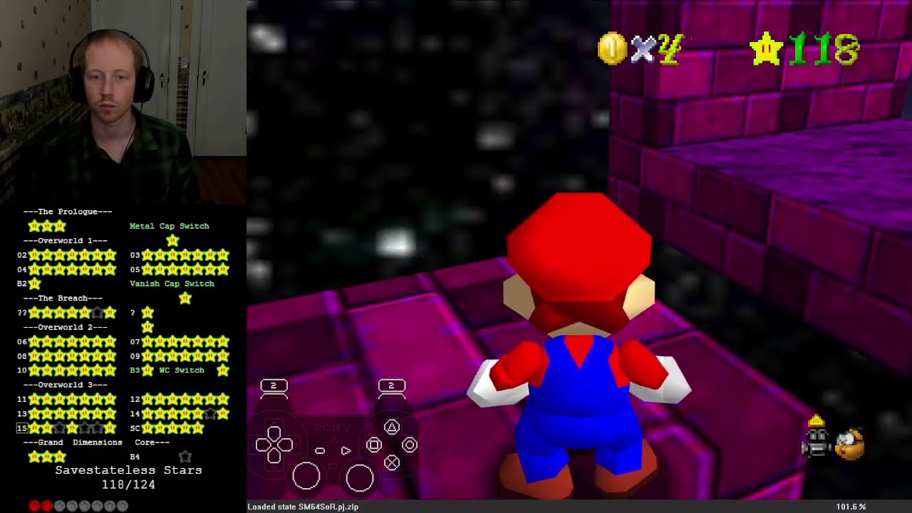 SM64 Stars of Reincarnation: Grand Dimensions Gate - The Final Red Coin Collectathon (Savestateless)