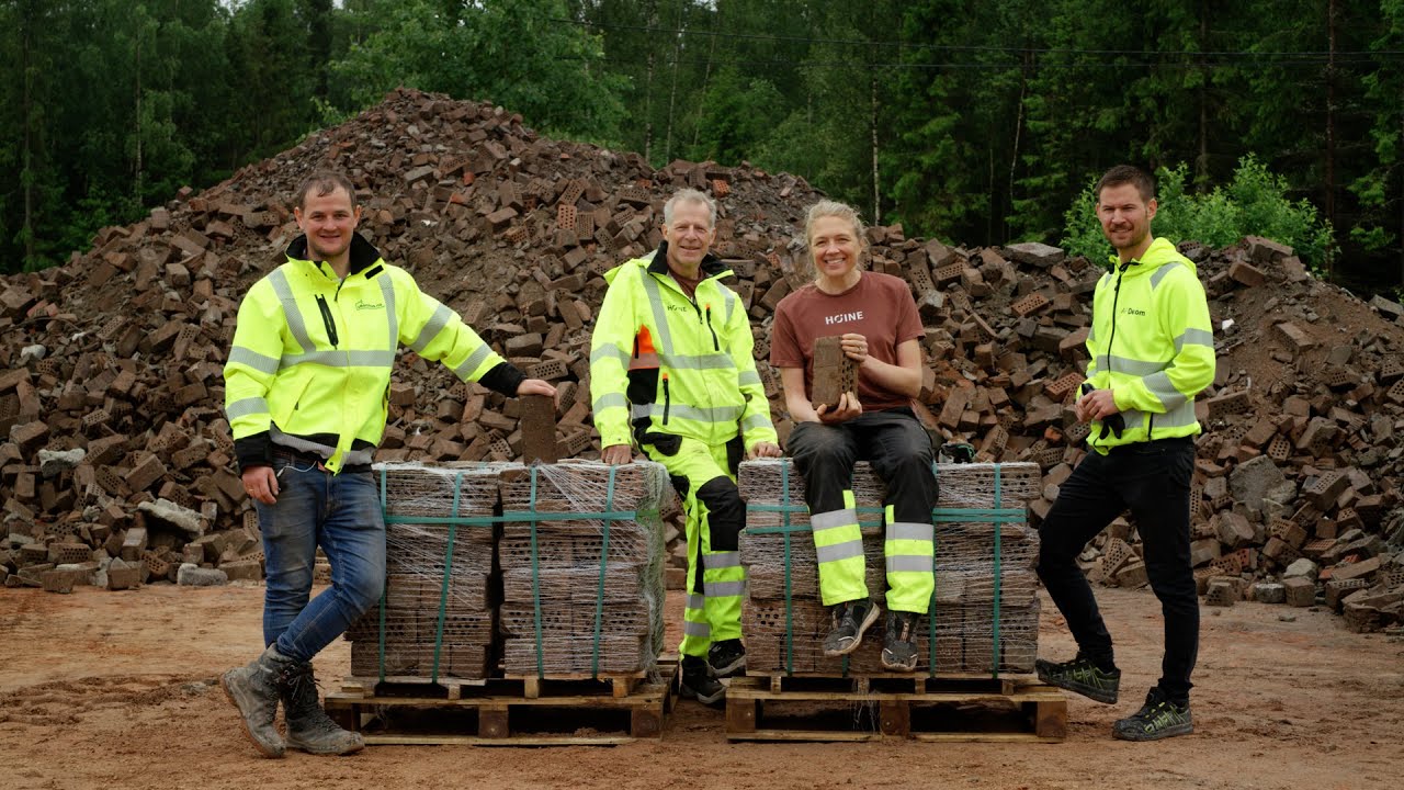 Ombruk av teglstein - Fremtidens måte å rive på