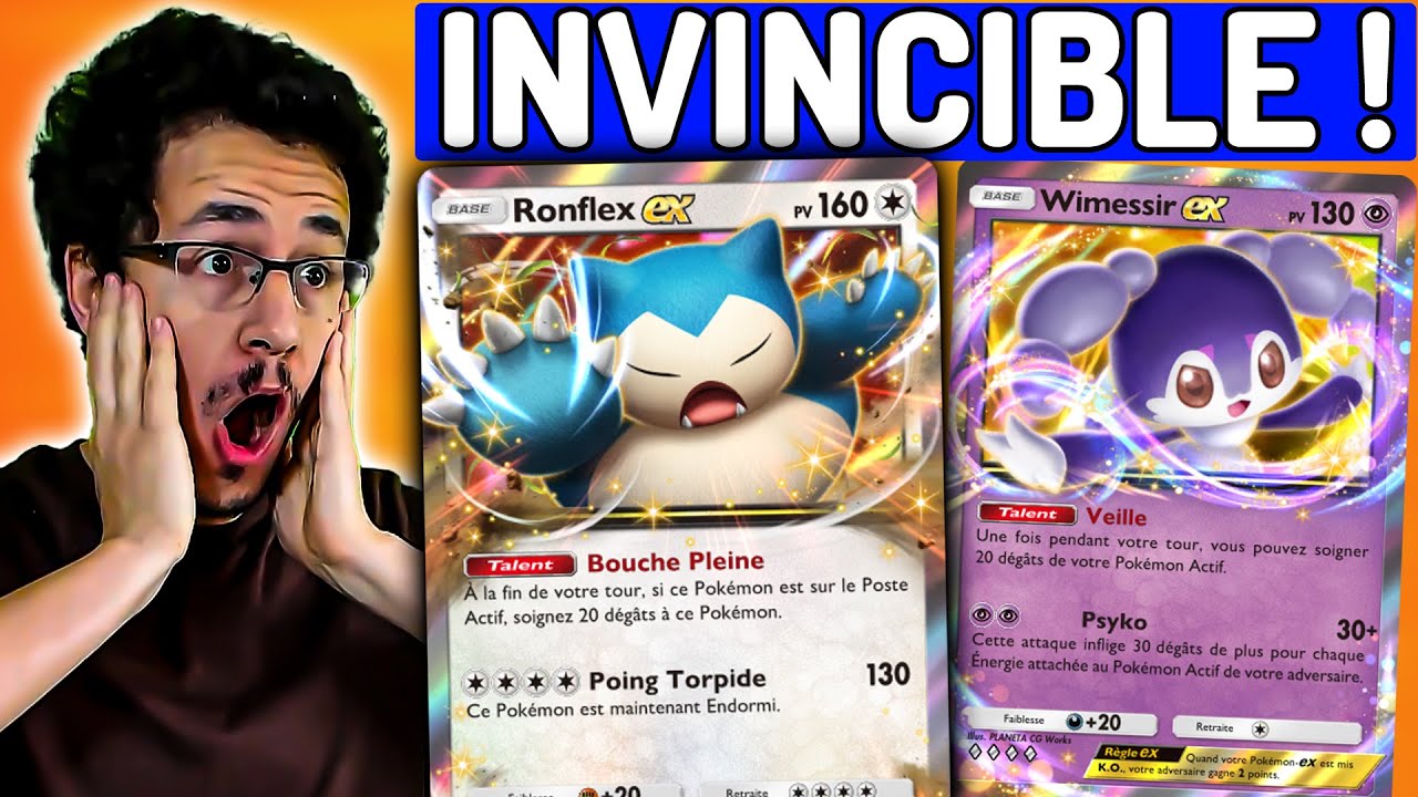 Ce deck ne dois JAMAIS DEVENIR META, c'est TROP fort [Ronflex EX / Wimessir ] - Deck Pokemon pocket