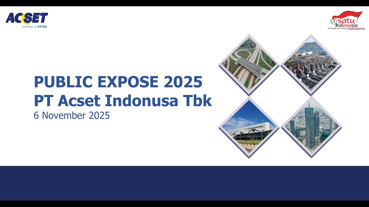 Paparan Publik PT Acset Indonusa Tbk. Tahun 2025