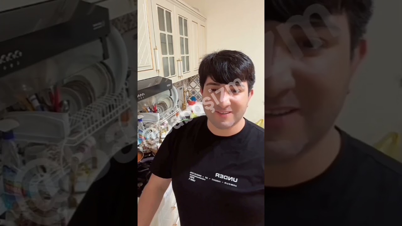 Pomidor yumurta bişirən Baboş ♥️