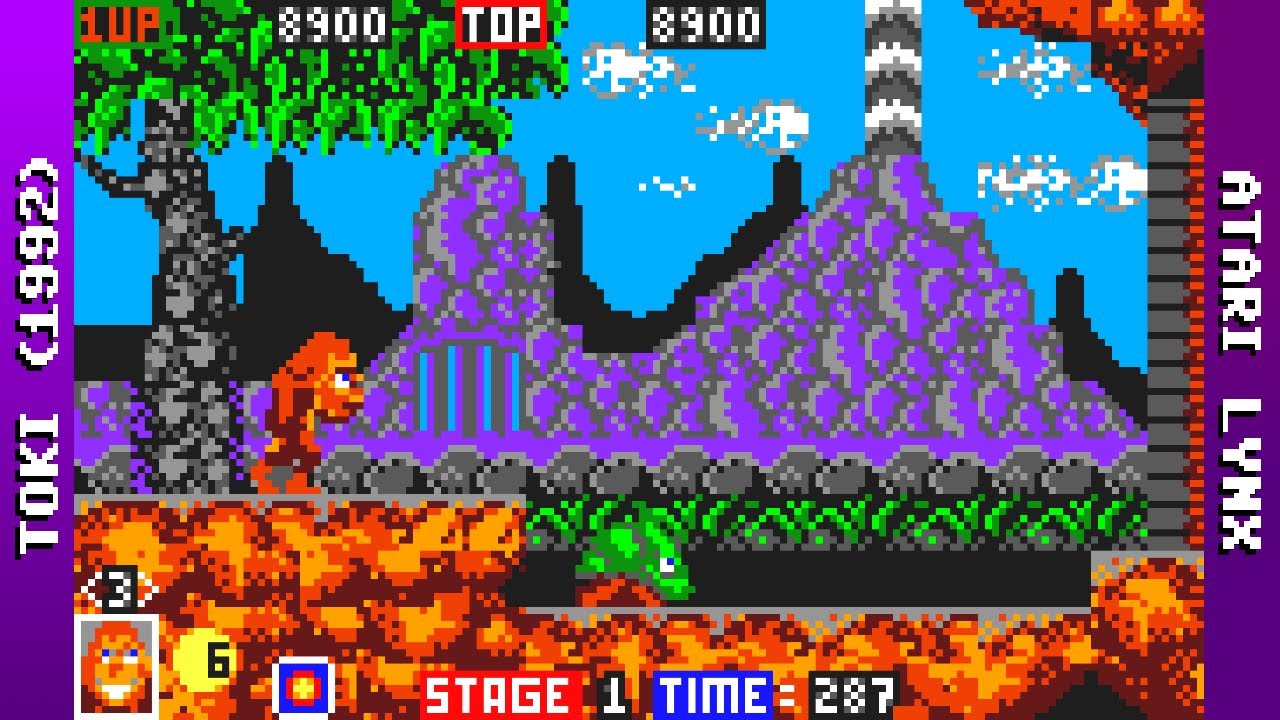 Toki Longplay (Atari Lynx) [QHD]