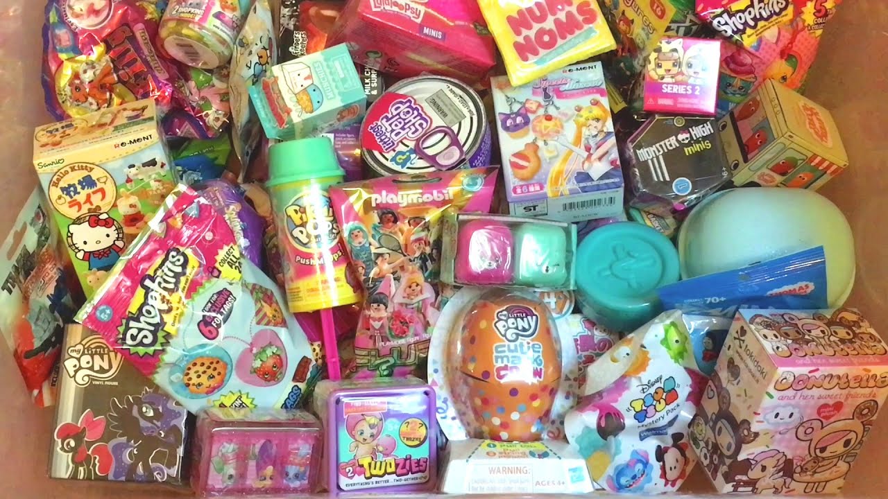 Opening Blind Bags LPS Num Noms Lalaloopsy Shopkins LEGO Disney ✨Remember These? Part 1
