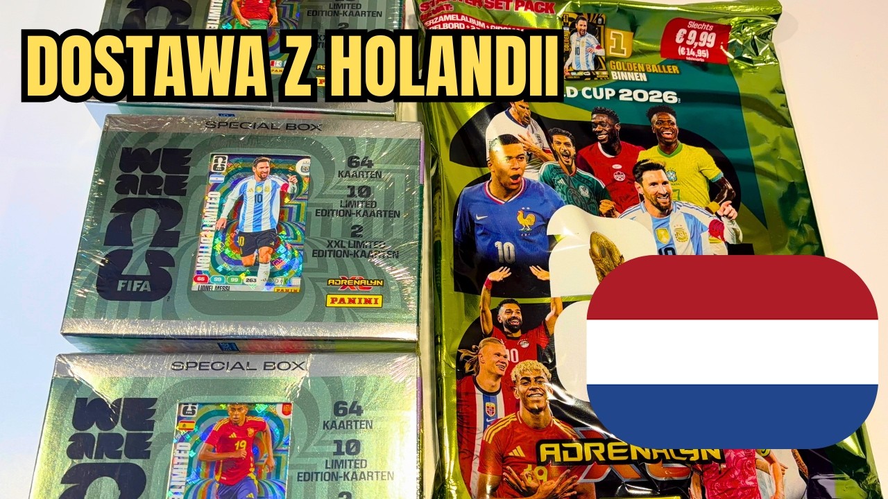 HOLENDERSKIE SPECIAL BOXY Z KARTAMI HOLO!!! PANINI FIFA WORLD CUP 2026 #31