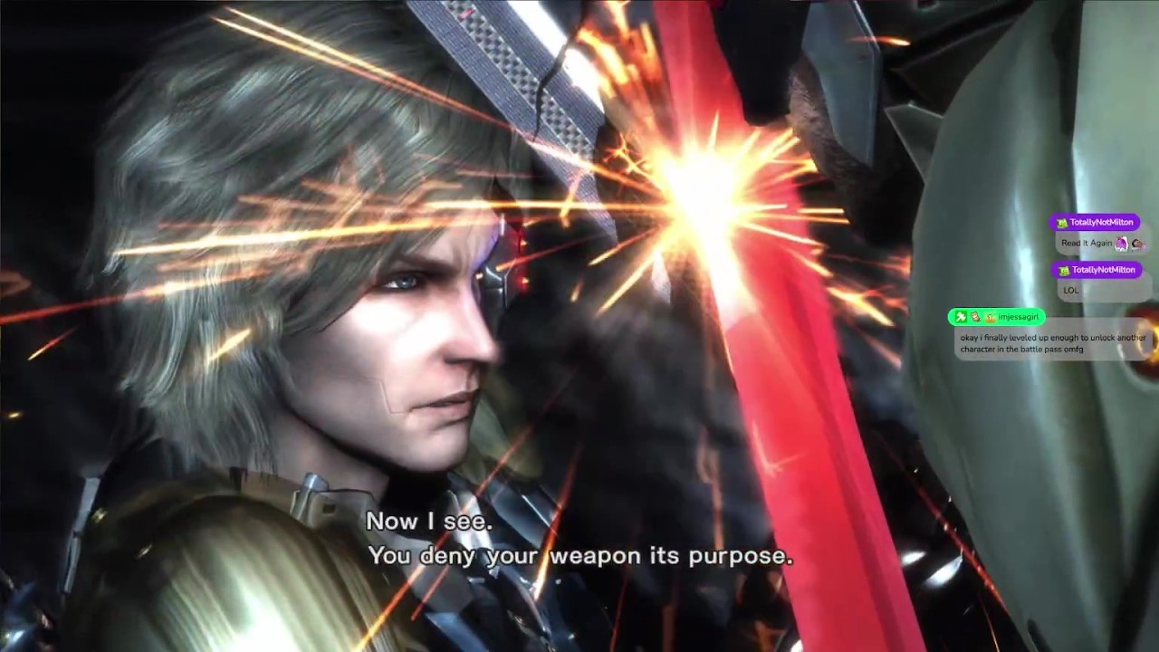 She Raiden till I rise  ( - ᴗ •́) (Metal Gear Rising Revengeance pt. 1)