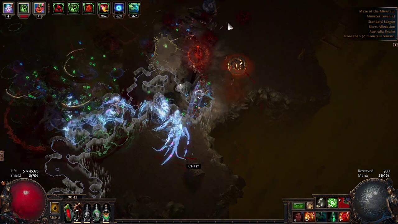 60 Second Minotaur Clear (with Bow and Quiver)