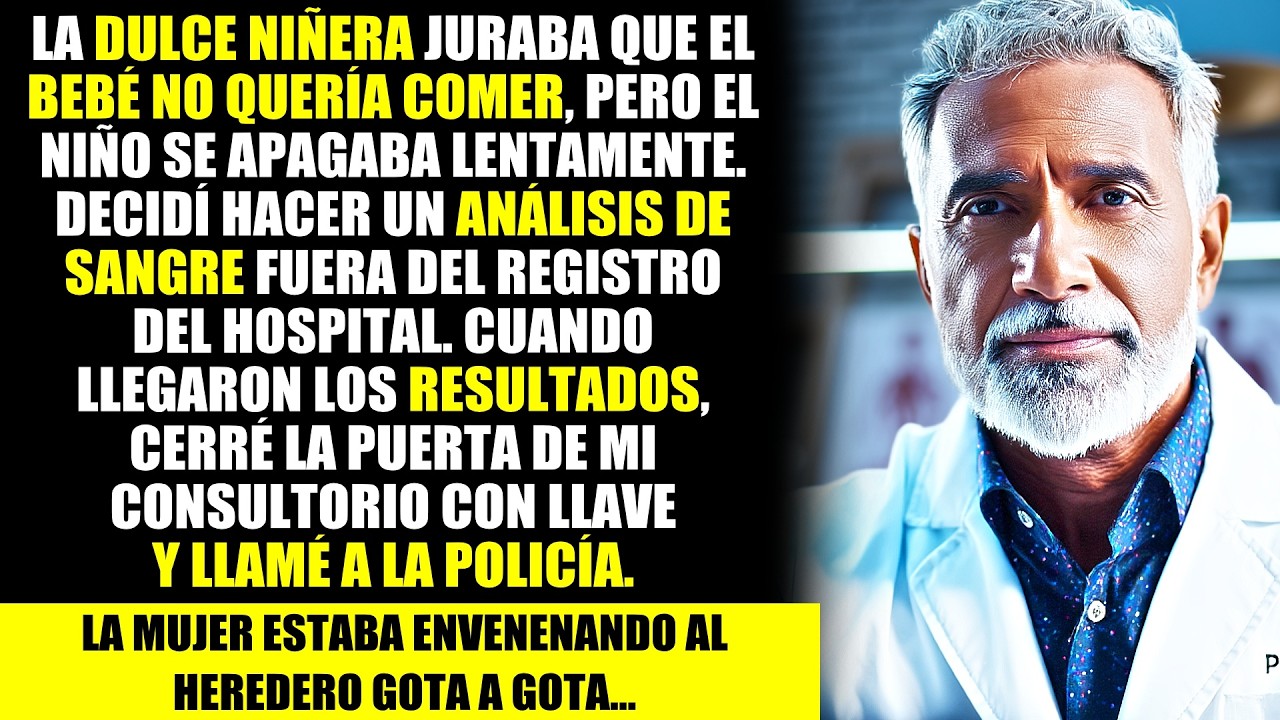 SOY PEDIATRA, EL BEBÉ MILLONARIO PERDÍA PESO SIN PARAR, ASÍ QUE LE HICE UNA PRUEBA A LA NIÑERA.