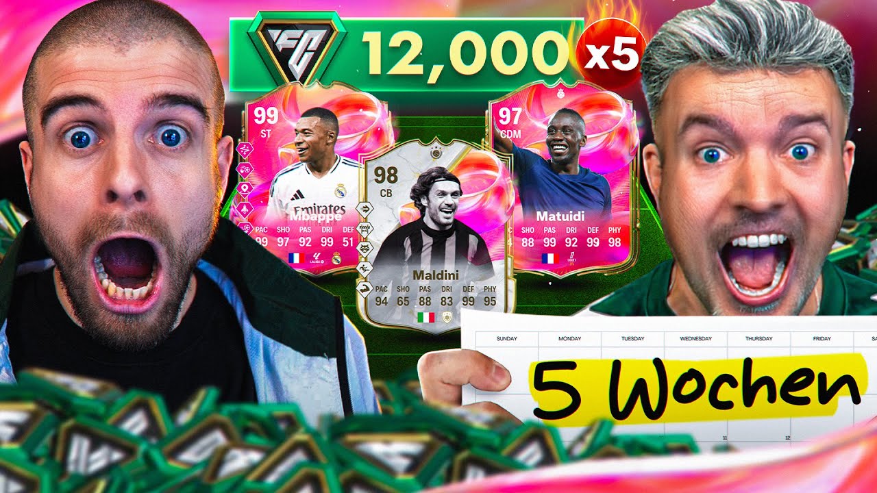 99er FAIL 😂 5 WOCHEN FUTTIES - WER erreicht MEHR auf NEUEM ACCOUNT in FC 25 🔥🤯
