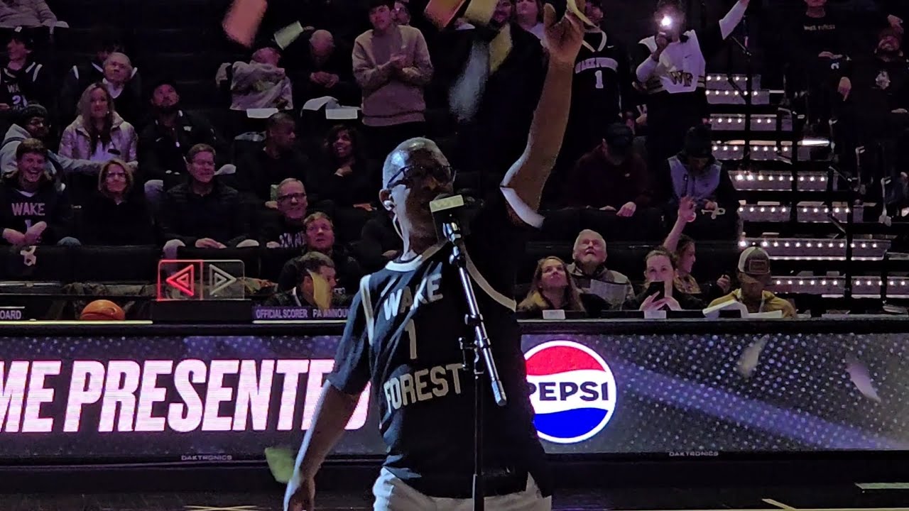 Carolina MiC Performs "If I Had $150,000" At Wake Forest Men's Basketball Halftime Show!