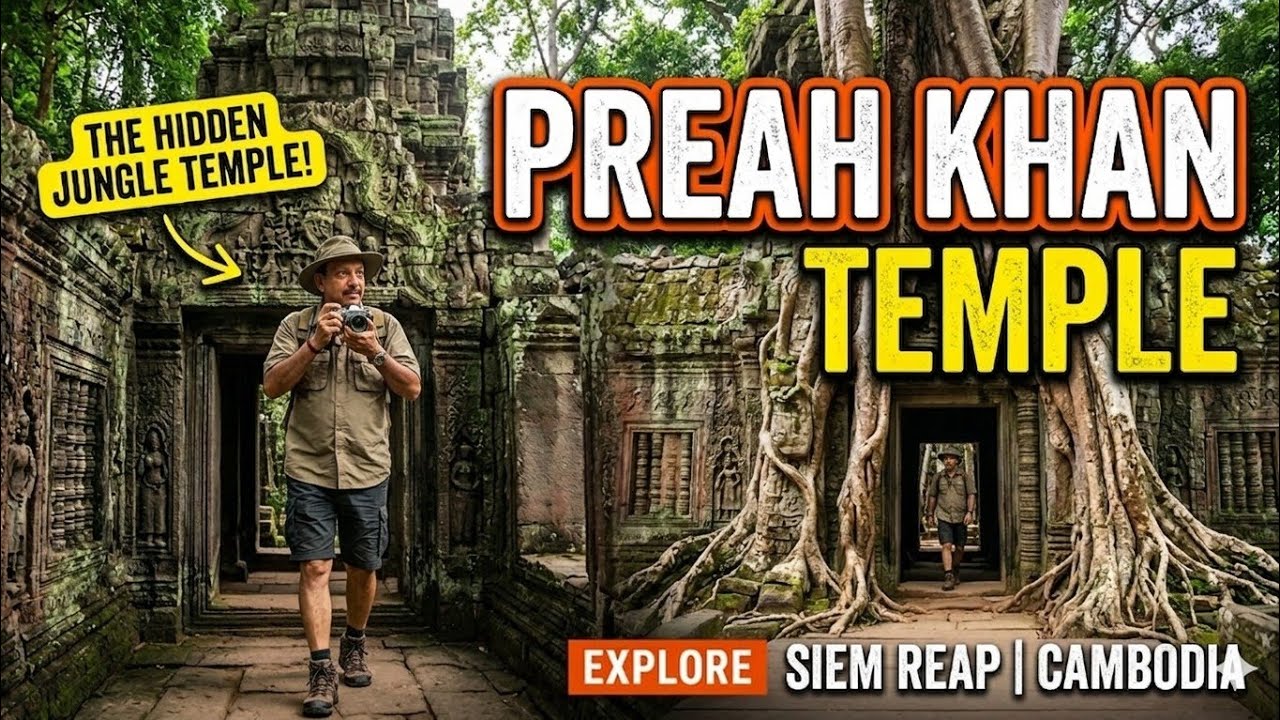 I Found One of Cambodia’s Most Beautiful Hidden Temples, Preah Khan , 🇰🇭 Episode 13.