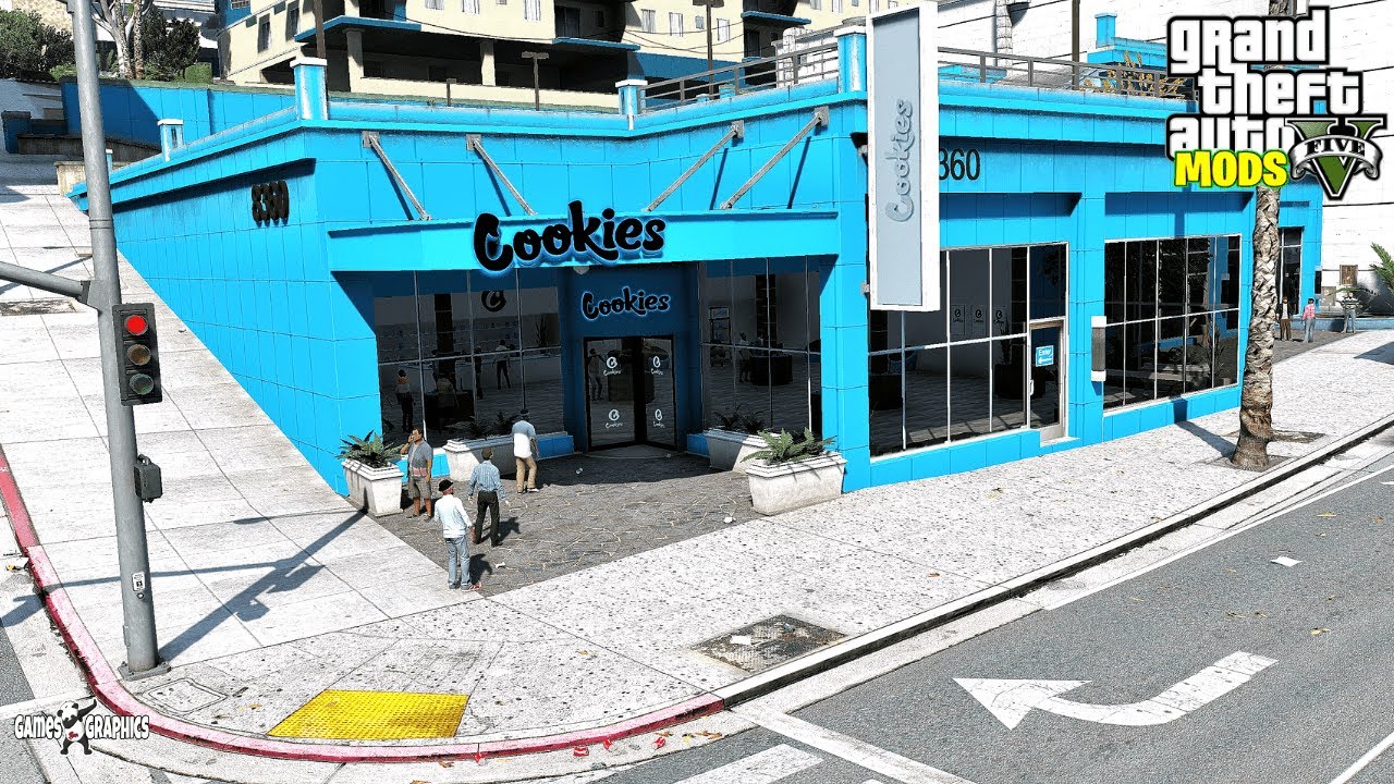 We Bought a COOKIES WEED CLUB! (Real Life Mods #207) GTA 5 MODS