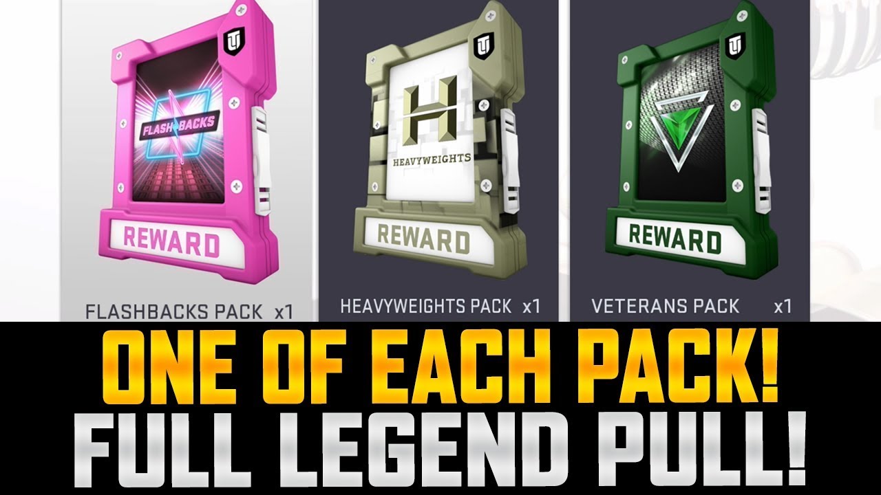 FULL LEGEND PULL + ONE OF EACH FLASHBACK - HEAVYWEIGHT - VETERAN PACK! | MUT 19